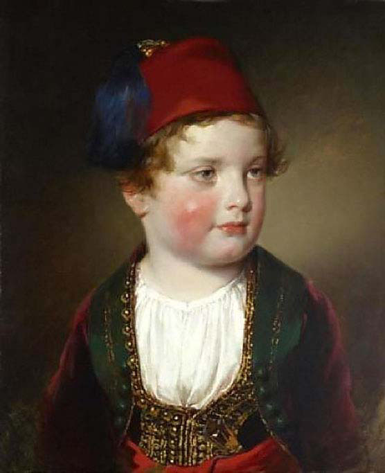 Prince Victor Odescalchi In A Greek Costume